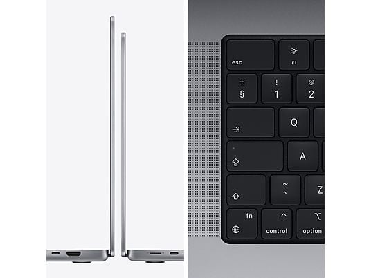 Apple MacBook Pro 2021 M1 | 14.2" | M1 Pro 8-Core CPU | 14-Core GPU | 16 GB | 512 GB SSD | space gray - Afbeelding 3