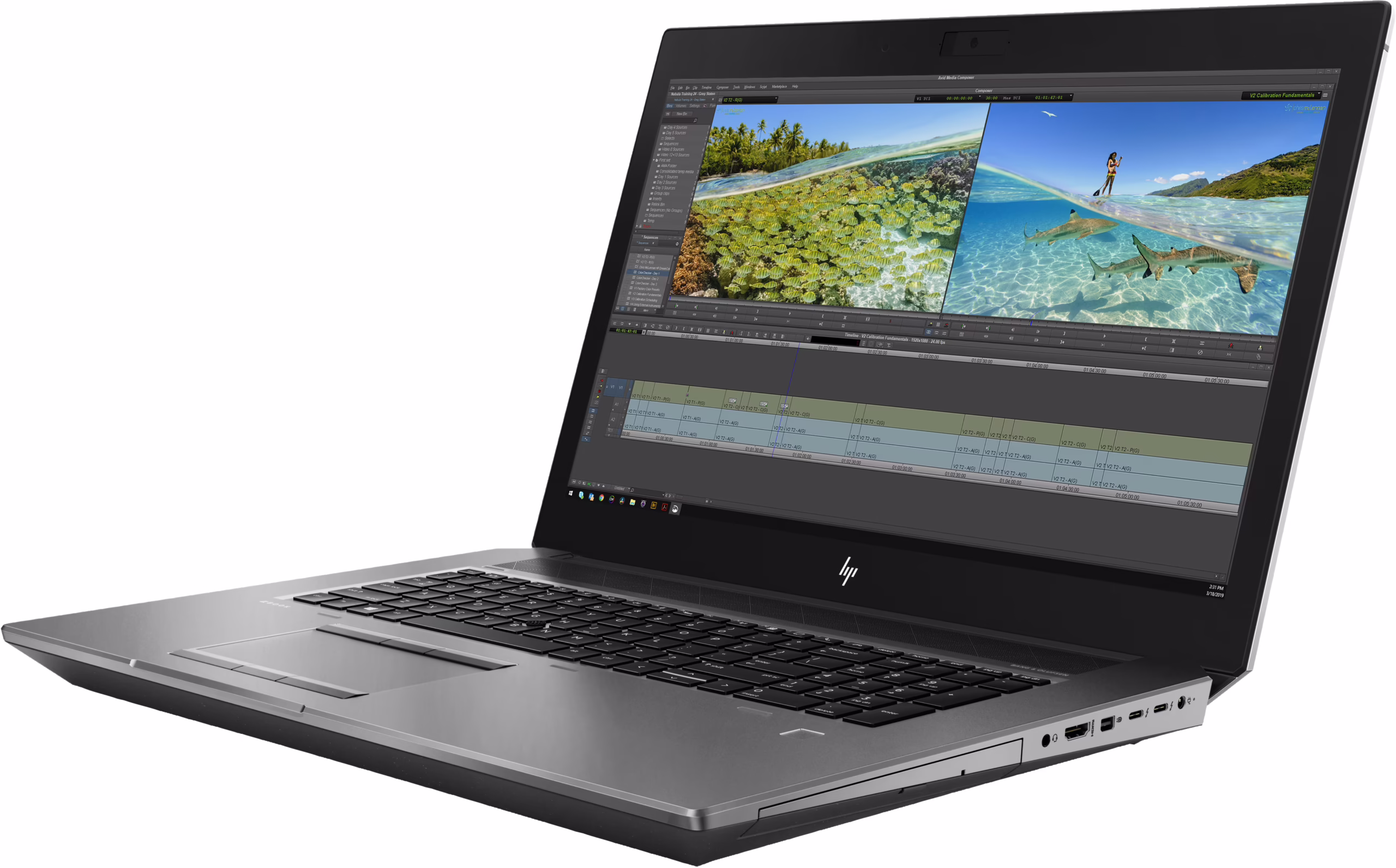HP ZBook 17 G6 | i9 | 17" 32 GB | 512GB SSD | Grijs Windows 11 - Afbeelding 2